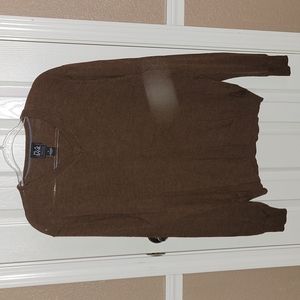 JoS ABANK TRAVELER MENS BROWN SZ XL WOOL MENS SWEATER GREAT CONDITION